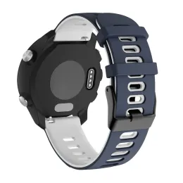 20 22mm Watch Band strap for Garmin Forerunner 245 245M 645 Music Vivoactive 3 4 Sports SmartWatch Silicone Wristbands Bracelet