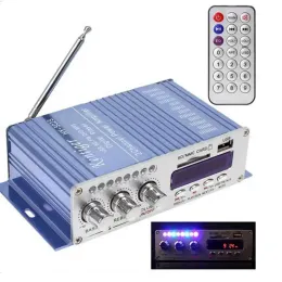 Radio Kentiger HY502Sデジタルアンプ2チャンネル増幅器Bluetooth Super Bass Power Stereo Amplifier USB/SDカードプレーヤーFMラジオ