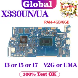 Motherboard KEFU Mainboard For ASUS X330UA X330UN X330U I330U K330U R330U V330U S330U Laptop Motherboard I3 I5 I7 4GB/8GBRAM UMA/V2G