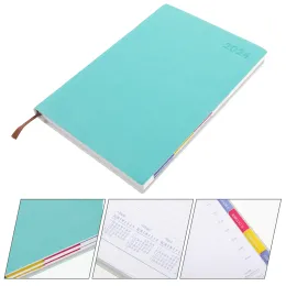 Notebook 2024 Agenda Libro Accessorio per ufficio Pratico di scrittura Notepad Notebook Pianifica del calendario di lavoro Portable