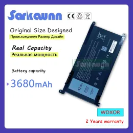 Batterie Sarkawnn 11.4V 42Wh T2JX4 WDX0R WDXOR Batteria per laptop per Dell Inspiron 17 17 5000 175775 5775 N5775 15 5000 Serie