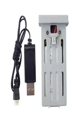 37V 1100mAh Litiumbatteri med USB -laddningskabel för D25 Folding FourAxis Aircraft Accessories Remote Control Drone Battery7031043
