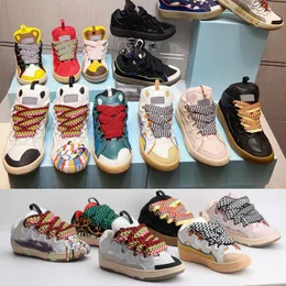 Designer Curb Chaussures de Sneakers per maschile da donna Tan in gomma piattaforma piatta Fashion straordinaria Scarpe Schuhe Hip Hop Rock Street Skateboarding La R00V#