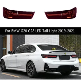 Для BMW G20 G28 3-й серии 330i 320i 325i Светодиодный хвостовой ламп 19-21 Тормоза реверса Парковка.