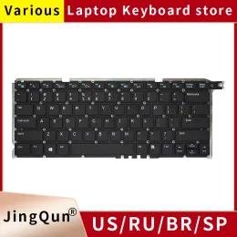 Teclados novos EUA/inglês Ru/Russo Replicar o teclado do laptop para Dell Vostro 5460 V5460 V5480 P41G 145439 5470 5470R