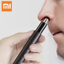 Shavers Xiaomi Mini Nose Hair Trimmer Portable Electric Nose Hair Trimmer Removable Washable Nose Hair Shaver Mini Tool Family Daily Use