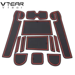 Vtear For SUZUKI Swift sport accessories Door Groove Mat gate slot pad rubber Anti-Slip gate slot pad sticker Interior 2018 2019