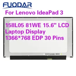 Skärm för Lenovo IdeaPad 3 15IIL05 81WE 15.6 "LCD Laptop Display 1366*768 EDP 30 PINS