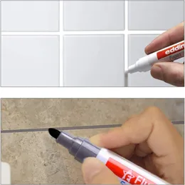 1PC Tile Gap Repair Pen Wall Mending Waterproof Agent Mouldproof Tile Repair Pen Seam Pen Wall Tile Floor Tile White Marker Pen