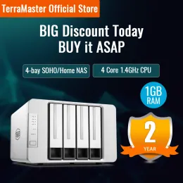 ストレージTerramaster F4210 4Bay NAS Quad Core 1GB RAMネットワークRAIDストレージメディアサーバーパーソナルクラウドストレージ（ディスクレス）