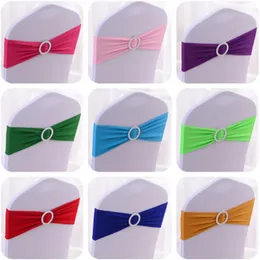 10/50pc Tretch Lycra Spandex Sedie Bands con curso