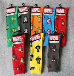 MOQ10Pairs Cartoon Socken Held Cotton Long Socken Mode Menwomen Street Socken4526831