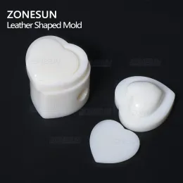 Zonesun DIY سلسلة مفاتيح جلدية القلب على شكل قلب أدوات يدوية المصبحة جلود اللكم يموت قطع الأدوات الجلدية