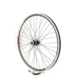 Cruiser Tour Bike 700C Wheelset 36H ALU Double Deck Rim Rim Dist و V -Brake الخلفية الخلفية كاسيت ومركز مشدود