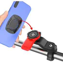Ny motorcykelcykeltelefonhållare chockresistent MTB cykelskoter cykel styret Säkerhet Snabblåsstöd Telefonstativ