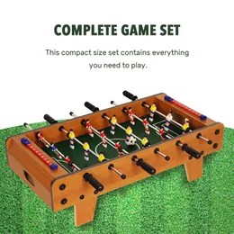 Mini Game de Póbola de Póbola de Tabletop Set Table Soccer Soccer Board Sets Mini Score Keeper para adultos Toy Kids Kids