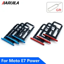 10st/parti, nytt för Motorola Moto E6 Spela E6S E7 Plus E7I Power E20 E40 SIM -kort Tray Slot Holder Adapter Accessories