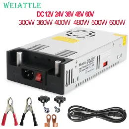 電源SMPS AC 110V 220VからDC 12V 24V 36V 48V 60Vトランス5A 8A 10A 15A 20A 25A 30A 40A 50A 600W 480W 360W