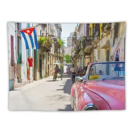 Wandteppiche bunte Havana Street Tapestry Schlafzimmer Organisation und Dekorationsraum Decore Ästhetik süß