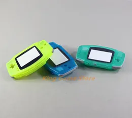 1set Full set special housing shell cover case w/ buttons sticker screw for Game Boy Advance GBA Glow in the Dark