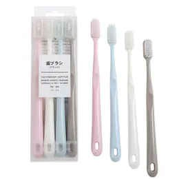 new 4 PCS/Lot Soft Bristle Small Head Toothbrush Tooth Brush Portable Travel Eco-friendly Brush Tooth Care Oral Hygiene - for eco-friendly