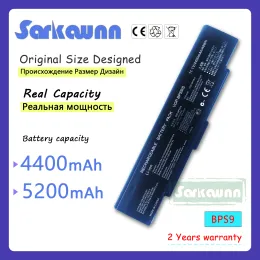 Batterien Sarkawnn 11.1V 4400mah BPS9 Laptop -Batterie für Sony VGNAR53DB VGNAR83S VGNNR498E/S VGNSZ35B/B