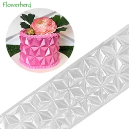 Transparent plast Origami Mousse Fondant Cake Mold Rim Chocolate Mold Diy Baking Cake Stencil Cake Decorating Tools Harts Mold Mold