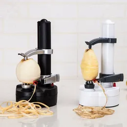 1PC Electric Apple Peeler Cutter Slicer Fruit Owoc Ziemniak Automatyczna maszyna obsługiwana na baterii Łatwa w użyciu przybory kuchenne