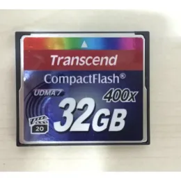 Kort 100% Original Transcend 400X CF Card Real Capacity 32 GB Professionella minneskort Compact Flash för DSLR Camera HD 3D Video 32G