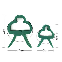 10/20/30 Pcs Reusable Clips Green Garden Plant Fixed Clips Greenhouse Vegetables Flower Stem Grapevines Support Fastener