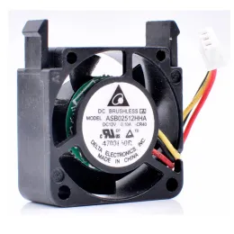 Raffreddamento Nuovo zecca ASB02512HHA 2,5 cm 2510 ventola da 25 mm DC12V 0.10A Micro dispositivo a 3 linee Piccola ventola di raffreddamento