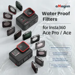 Insta360 Ace Pro/ACE 방수 필터 용 액세서리 CPL MCUV ND8/16/32/64 스포츠 카메라 렌즈 필터 Insta360 Ace Pro 액세서리 용 세트