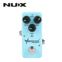 NUX 모닝 스타 블루스 오버 드라이브 일렉트릭 기타 효과 페달 진정한 버퍼 바이 패스 미니 코어 효과 클래식 블루스 브레이커 NOD-3