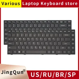 Keyboards New US Russian Laptop Keyboard For Lenovo TIANYI 10014 10014IBD ideapad 10014IBY Replace Notebook keyboard