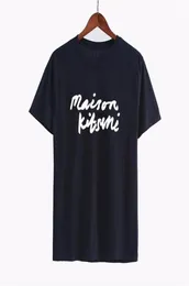 19SS Maison Kitsune Letter Geometric Printed Stylist T Shirt Summer TシャツTEEカジュアルメン女性