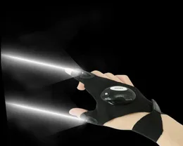 Auto Reparationssatser LED -fingerhandskar nattbil Motorcykelverktyg arbetar utomhus Fiske Survival Tool Creative vandringsbelysning Glove5541285