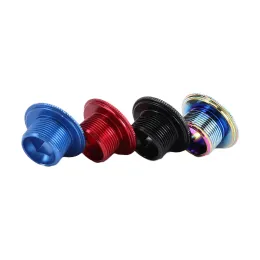 M18/M19/M20 Bicycle Bracket Alloy CNC Crankset Nut Crank Cover Crankset Screws Crank Arm Fixing Bolt Crank Bolt Cover Cap