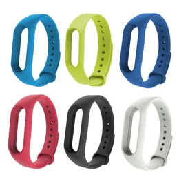1pc 6 Regenbogenfarben TPU Armband Armband Ersatz -Uhrband -Pedometer für den originalen Miband Xiaomi Mi Band 2 Schrittzähler