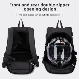 Xiaomi Motorcycle Backpack Men Waterproof Motorcycle Helmet Bag Women Outdoor Travel Backpack Multi-functional Tail Bag Unisex