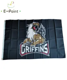 Ahl Grand Rapids Griffins Flag 35 stóp 90CM150 cm Baner poliestrowy Dekoracja Latającego Dom Garden Extive Gifts8983221