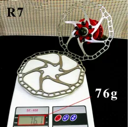 Bisiklet hidrolik disk fren rotorları mtb bisiklet yol yarış bisiklet fren diski rotor 140mm 160mm 44mm 6 cıvata fren diski mtb 160 mm