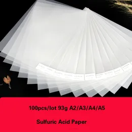 93G A3 A4 A4 A5硫酸用紙転送紙トレース張りPapelペン書道絵画コピーPapier Sketching Drawing Paper