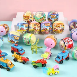 5pcs Cute A Mova Bloco Bloco Puzzim Surpresa Cápsula Brinquedos de ovo para crianças Favoras de festa Bolsa de Goodie Pinata Filts