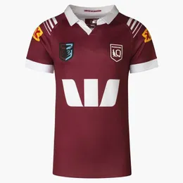 2024 QLD Maroons Mens Jersey Rugby Trening Singlet Krótka koszula Niestandardowa nazwa i liczba rozmiar S-5xl