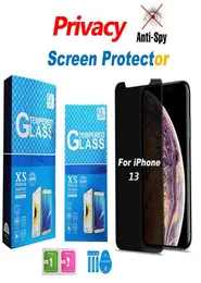 Privatsphäre Screenschutz Antispy Tempered Tempered Glass Protectors Anti Peeping -Schutzfilm für iPhone 13 12 11 Pro Max XR XS 2274166