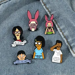 Funny cartoon characters brooch Cute Anime Movies Games Hard Enamel Pins Collect Metal Cartoon Brooch Backpack Hat Bag Collar Lapel Badges