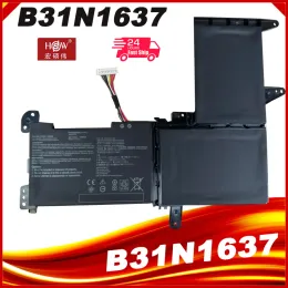 Batterie B31N1637 Batteria per laptop 0B20002590000 B31N1637 0B20002590400 0B20002590200 per ASUS X510 S510UA UA S510UN, 11.52V, 3 cella 3