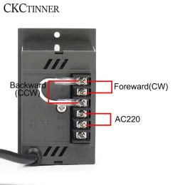 AC 220V Motor Speed Controller Pinpoint Regulator Controller Forward & Backward 15/25/40/60/90/120/180/200/250/300/400W