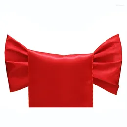 의자 덮개 10pcs/lot el wedding banquet scene cover back bow tie ribbon backs 자수 방 장식 미학