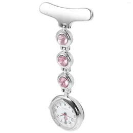 Pocket Watches sehen Clip Krankenschwestern Digital Nursing Alloy Student Brosche Pin Anlampe Rucksack